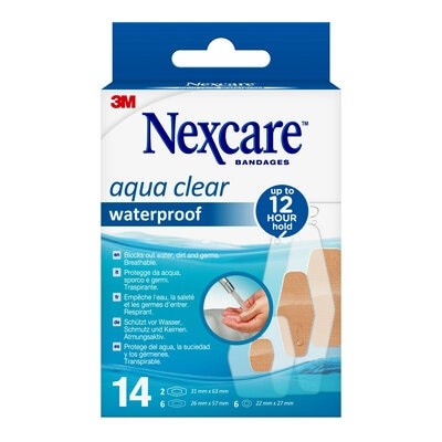 Plåster Nexcare Aqua 360° 26 x 57mm / 14