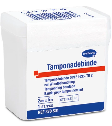 Tamponad Gasväv 1cm x 5m 24-trådig Steril