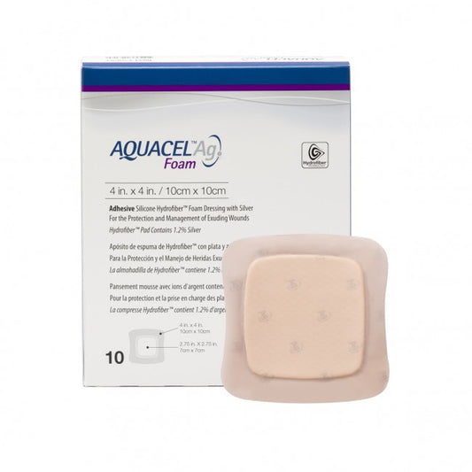 Aquacel AG Foam Vidhäftande 10 x 10cm / 10