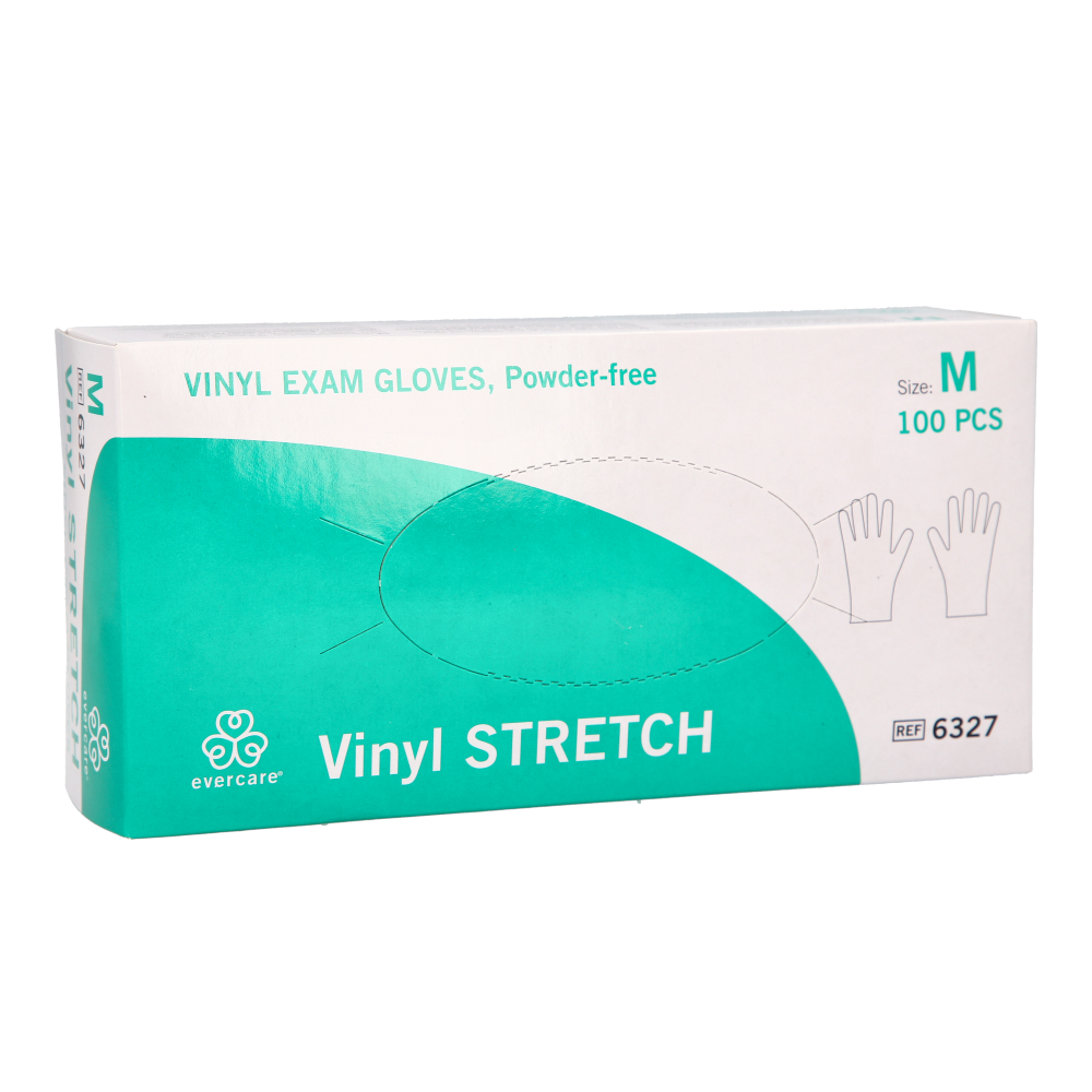 Vinylhandske PF Evercare Stretch M / 100