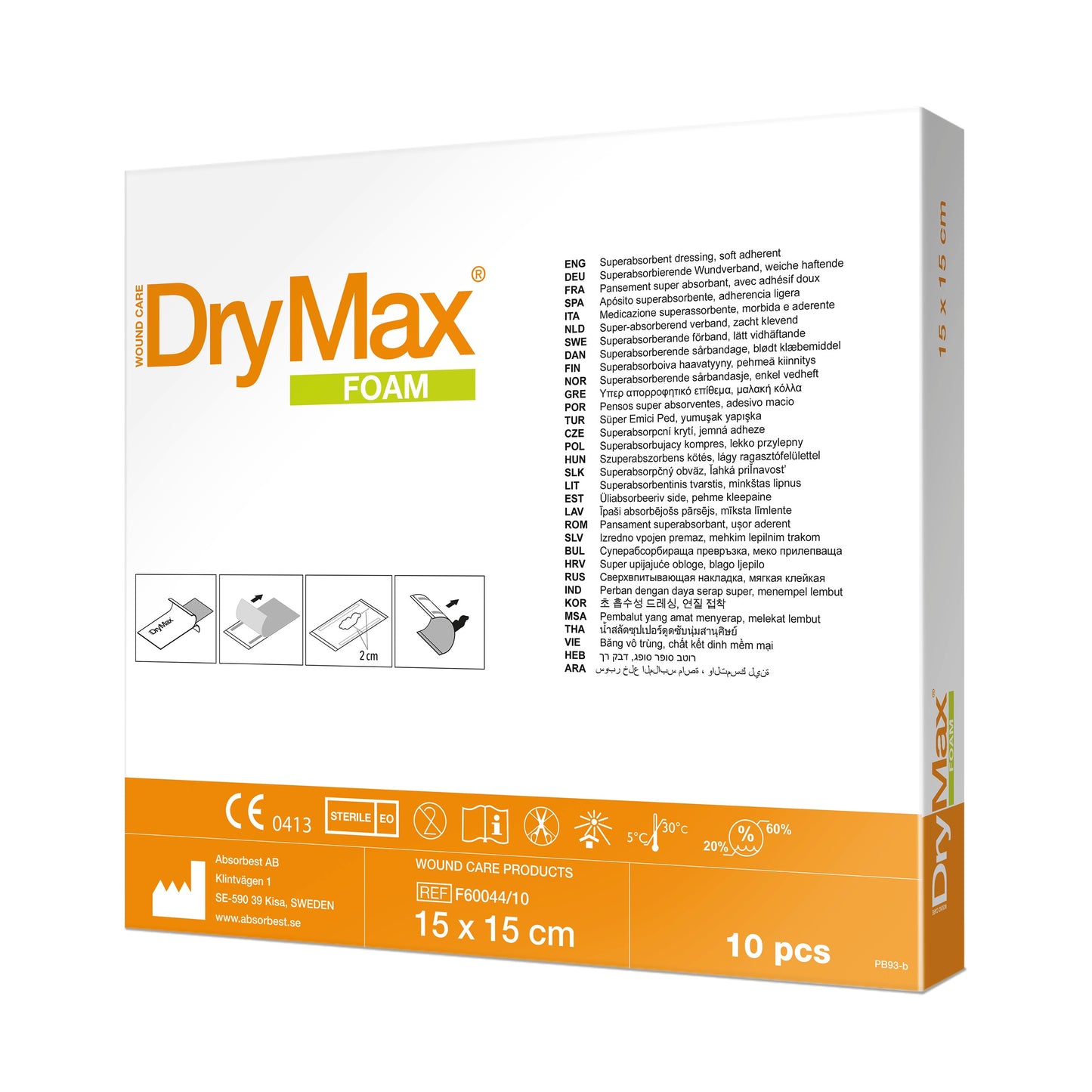 DryMax Foam 15 x 15cm / 10