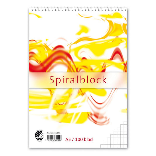 Spiralblock A5 Rutat / 10