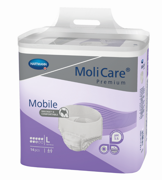 Inkontinensskydd MoliCare Premium Mobile 8 droppar L / 56