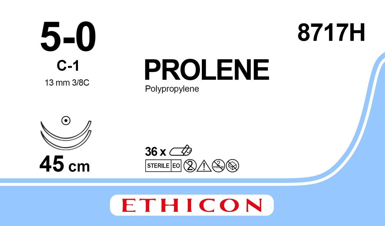 Prolene Sutur 5-0 2xC-1 45cm Blå / 36