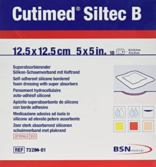 Cutimed Siltec Border 12,5 x 12,5cm / 10