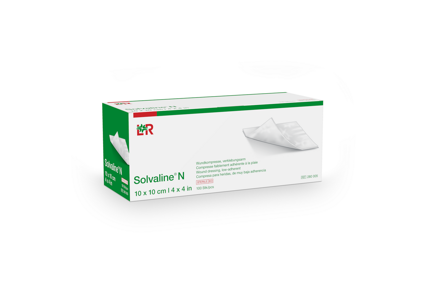 Solvaline N Steril 10 x 10cm / 100