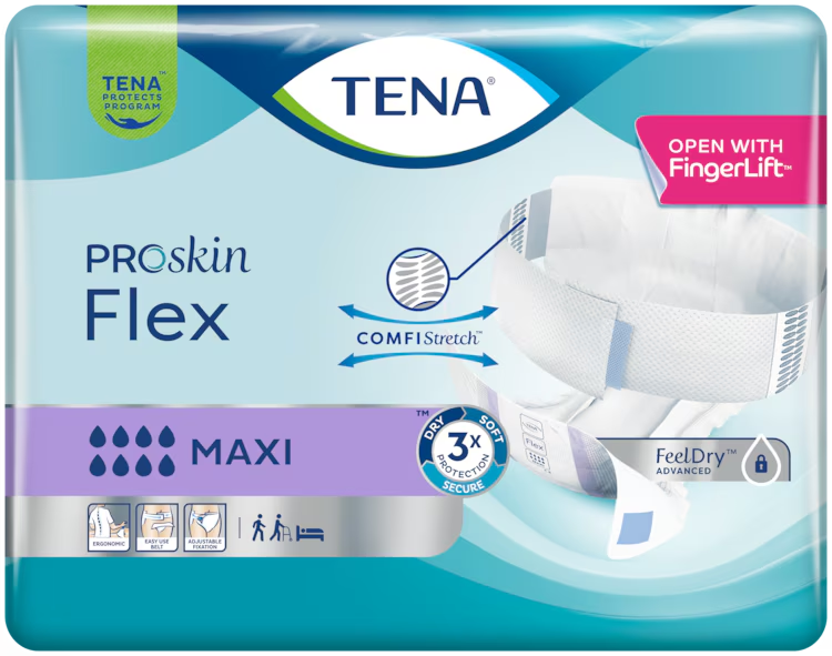 Inkontinensskydd Tena ProSkin Flex Maxi S / 66