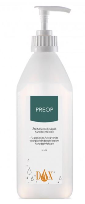 DAX Preop Handdesinfektion 600ml med pump