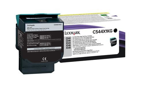 Toner Lexmark C544X1KG Svart