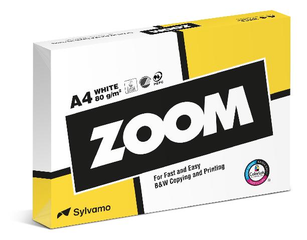 Kopieringspapper Zoom A4 80g Ohålat / 500