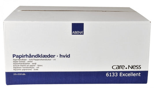 Pappershandduk Care-Ness Excellent 2-lag 25 x 21cm / 3800