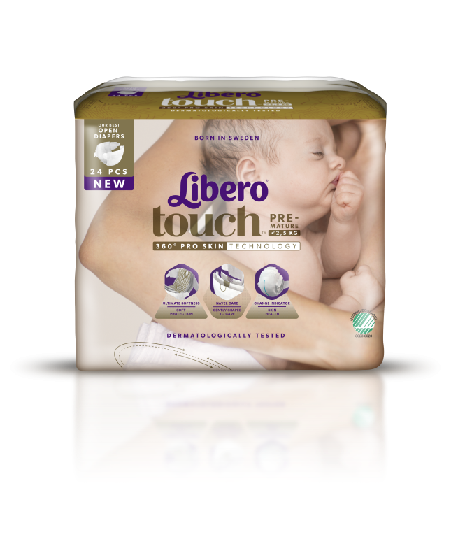 Libero Blöja Touch Storlek Premature 1-2,5kg / 24