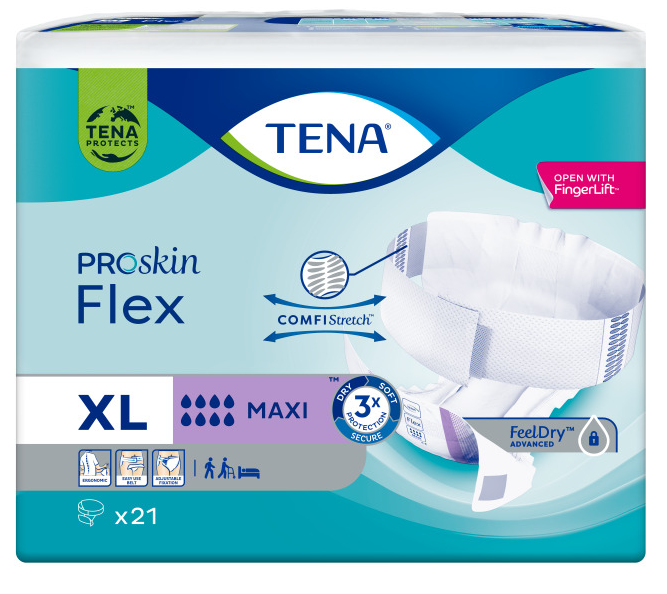 Inkontinensskydd Tena ProSkin Flex Maxi XL / 63