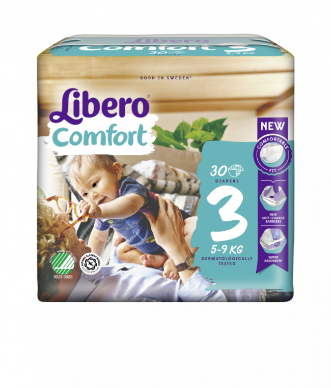 Libero Blöja Comfort Storlek 3  5-9kg / 30