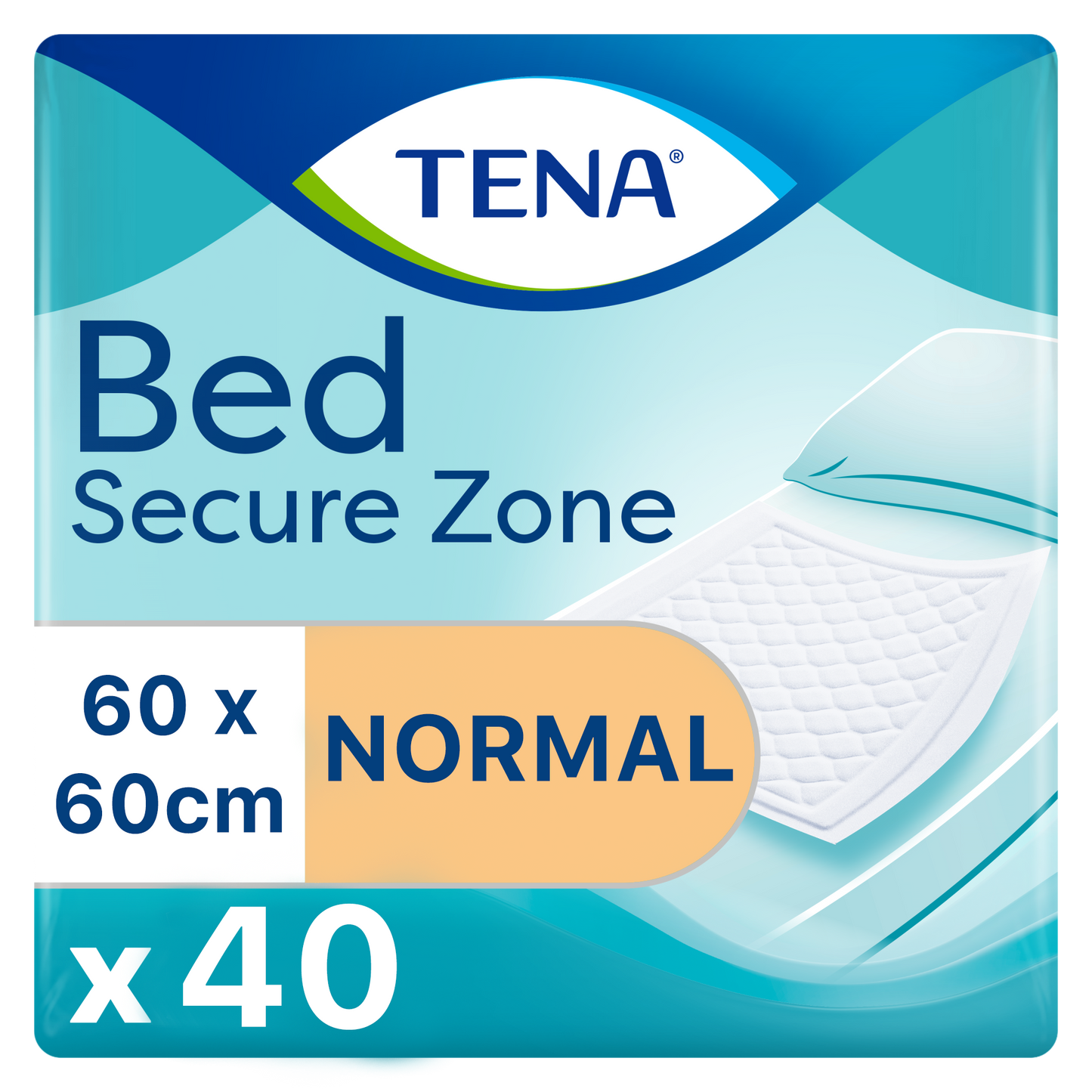 Hygienunderlägg Tena Bed Normal 60 x 60cm / 160