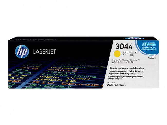 Toner HP Laserjet 304A CC532A Gul