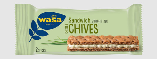 Wasa Sandwich Cheese & Chives / 24