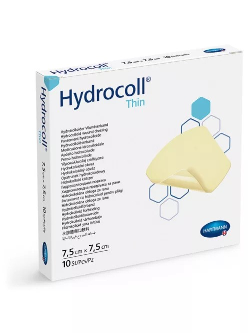 Hydrocoll Thin Steril 7,5 x 7,5cm / 10