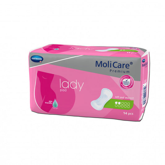 Inkontinensskydd MoliCare Premium Lady Pads 2 droppar / 252