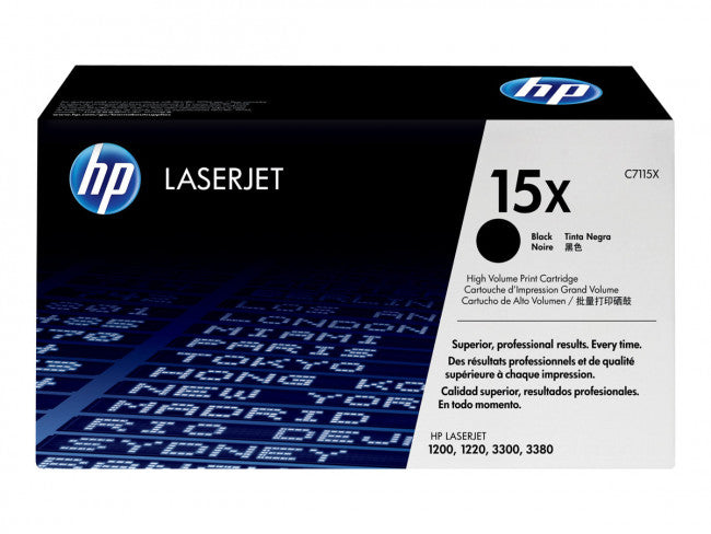 Toner HP Laserjet C7115X 15X Svart