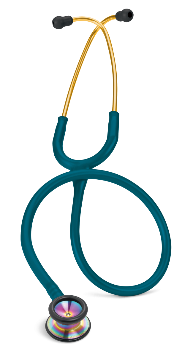 Stetoskop Littmann Classic II Pediatrik Karibienblå/Rainbow