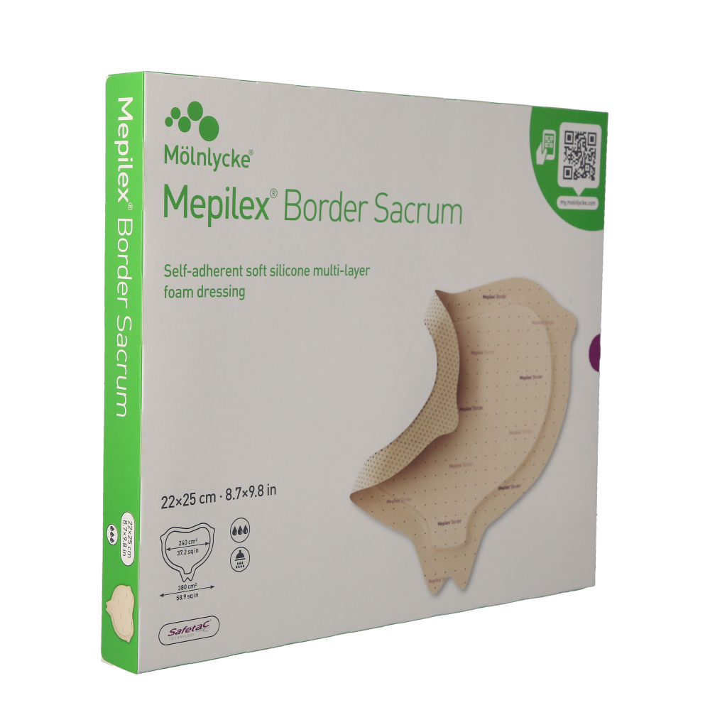 Mepilex Border Sacrum 22 x 25cm / 5