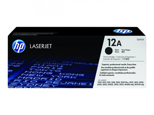 Toner HP Laserjet 12A Q2612A Svart