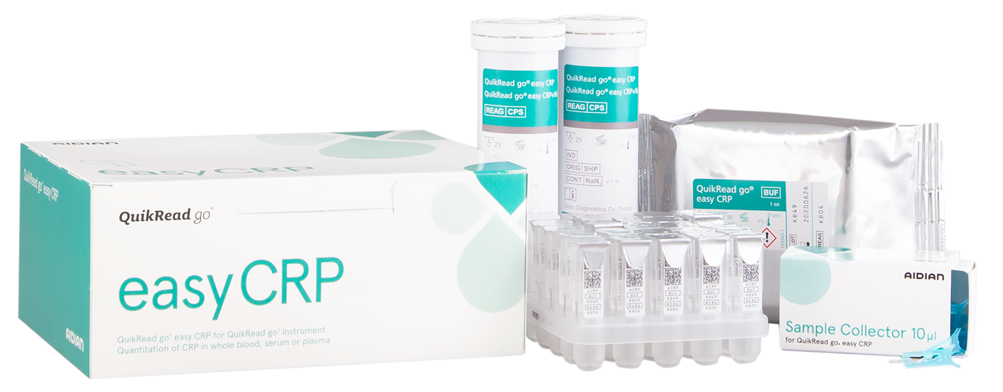 QuikRead go Easy CRP kit med sample collector / 50