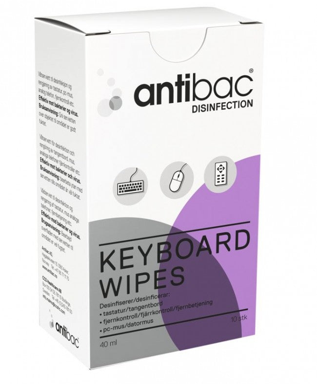 Antibac Keyboard Wipes / 80