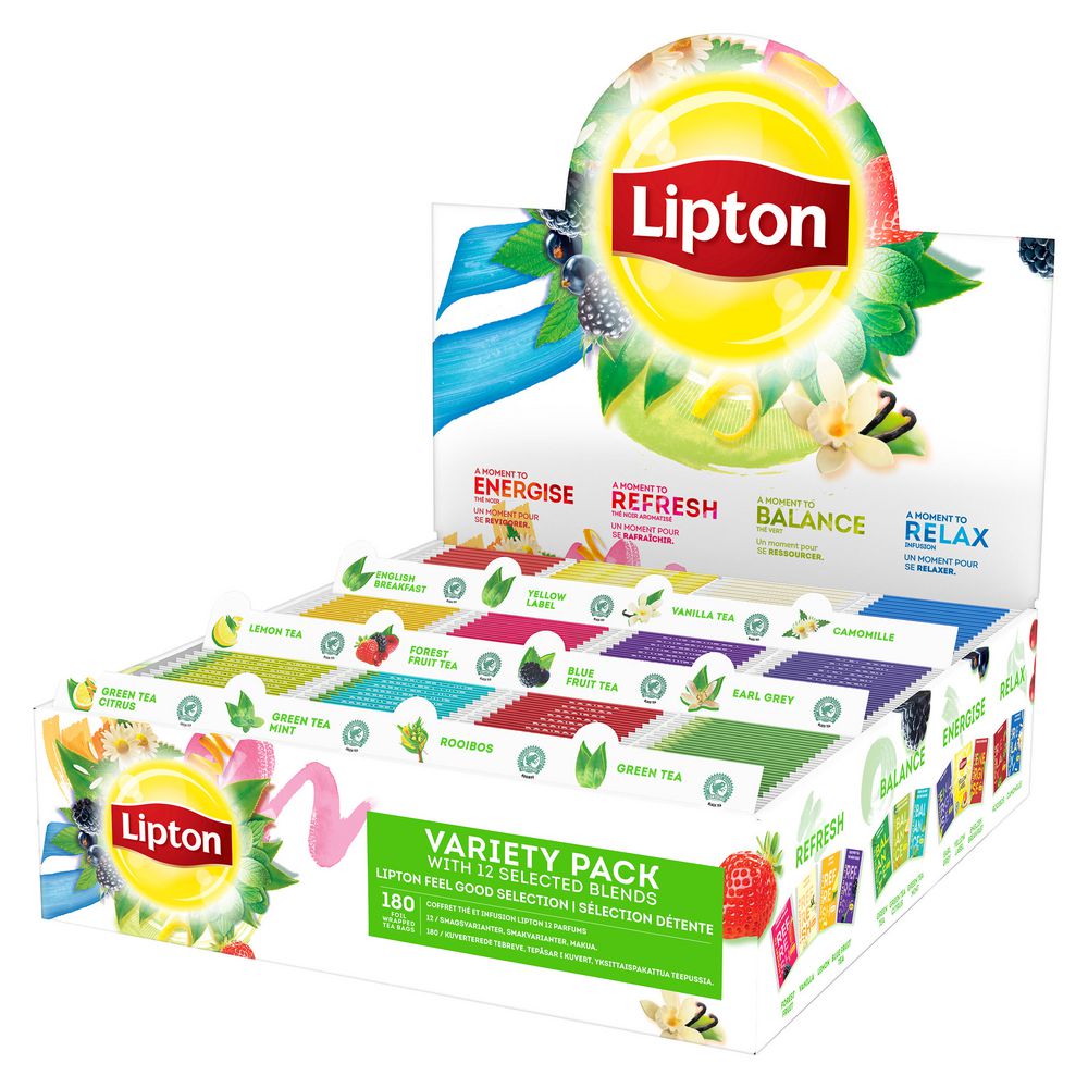 Te Lipton Sortimentskartong / 180