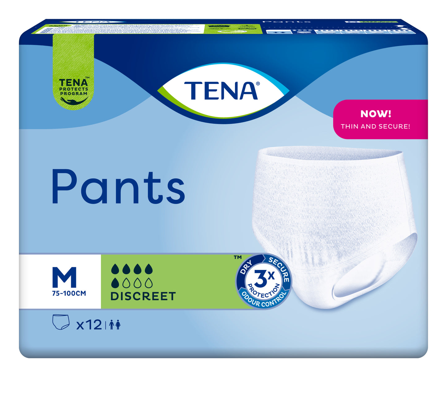 Inkontinensskydd Tena Pants Discreet M / 72