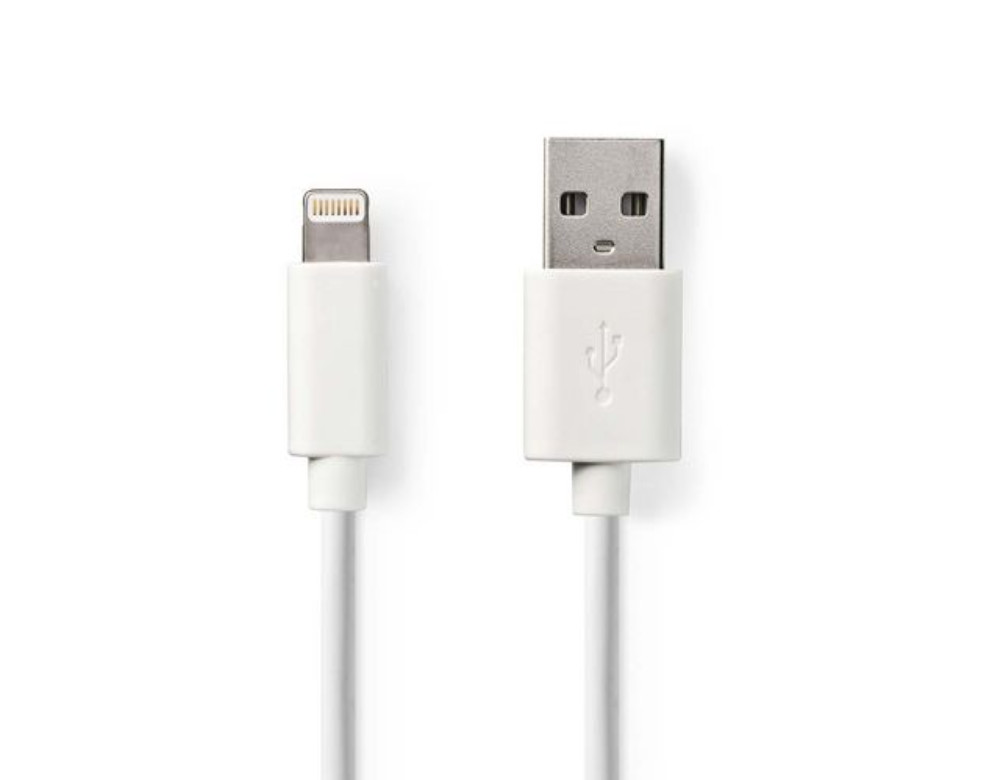 Apple Lightning-USB kabel för laddning 1m