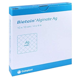 SeaSorb Soft Biatain Alginate Kompress 10 x 10cm / 10