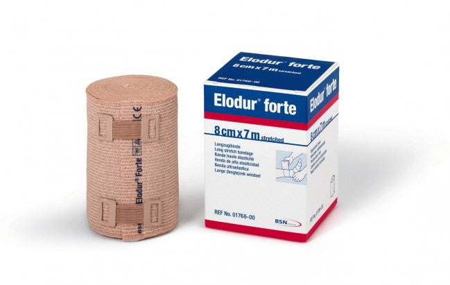 Elodur Forte Högelastisk linda Beige 6cm x 7m / 5