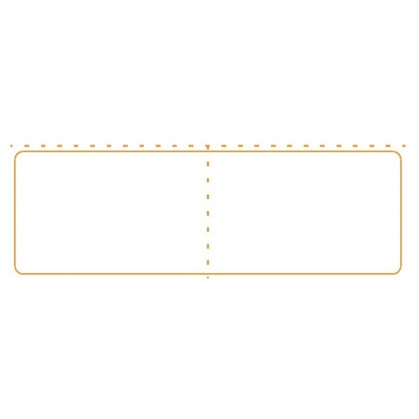 Etikett 94 x 30mm med perforering Syntherm PeLo / 1000