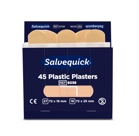 Salvequick Plastplåster 45st/refill / 6