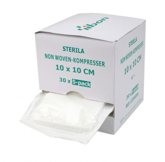 Kompress NonWoven 5-pack Steril 10 x 10cm 4-Lag / 150