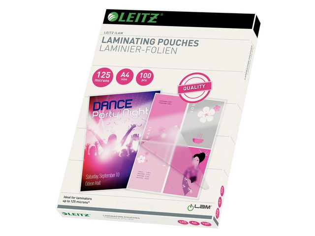 Lamineringsficka Laminat Leitz A4 125 micron / 100