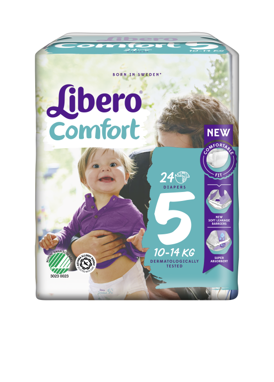 Libero Blöja Comfort Storlek 5  10-14kg / 24