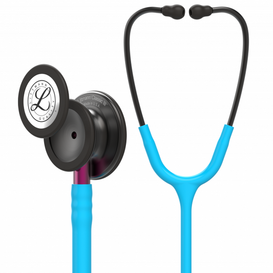 Stetoskop Littmann Classic III Monitoring Turkos/Smoke/Rosa