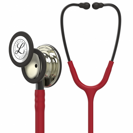 Stetoskop Littmann Classic III Monitoring Vinröd/Champagne