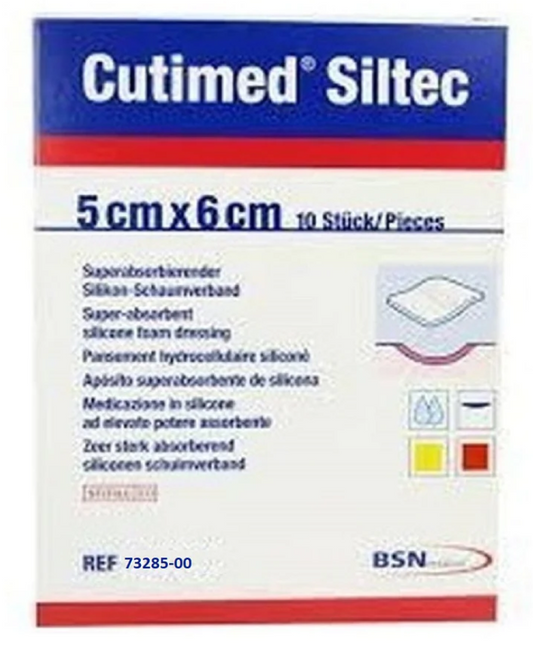 Cutimed Siltec 5 x 6cm / 10