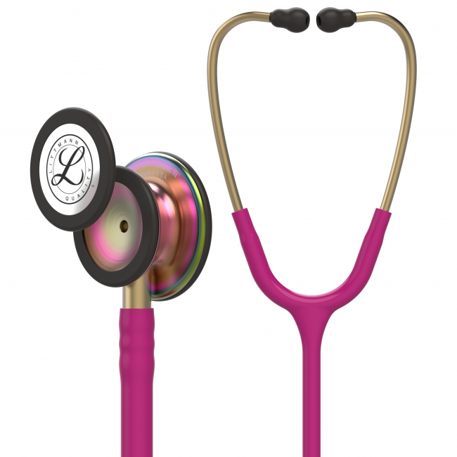 Stetoskop Littmann Classic III Monitoring Hallon/Rainbow