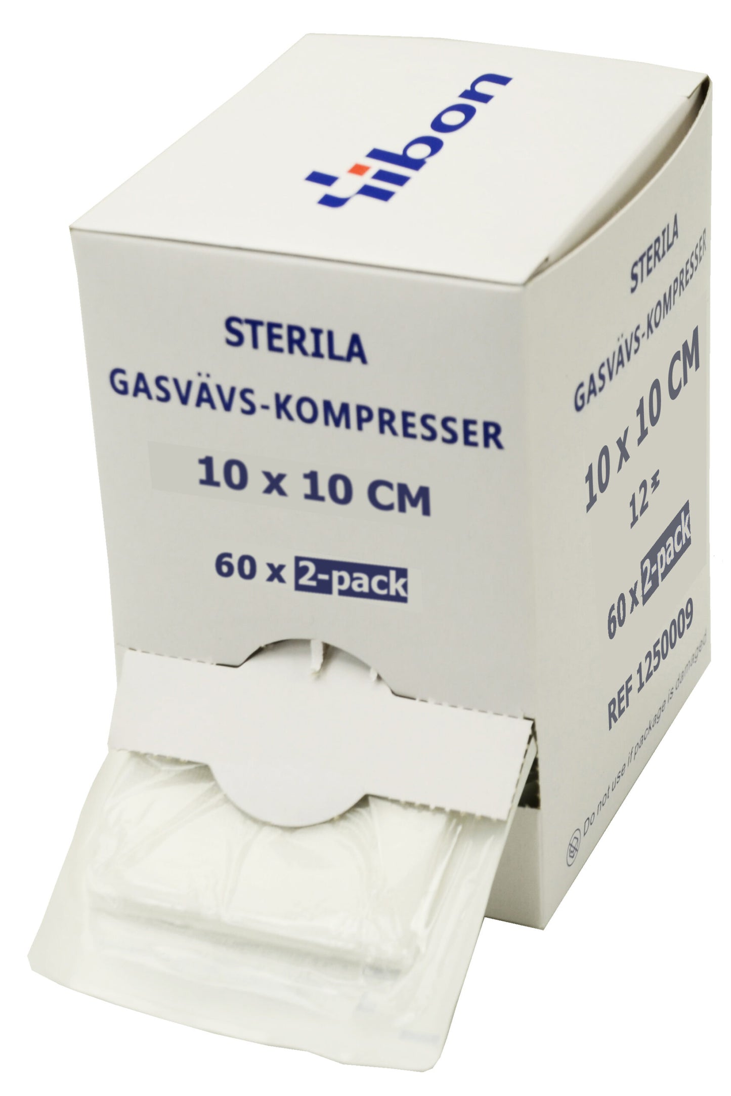 Kompress Gasväv Steril 2-pack 10 x 10cm 12-Lag / 120