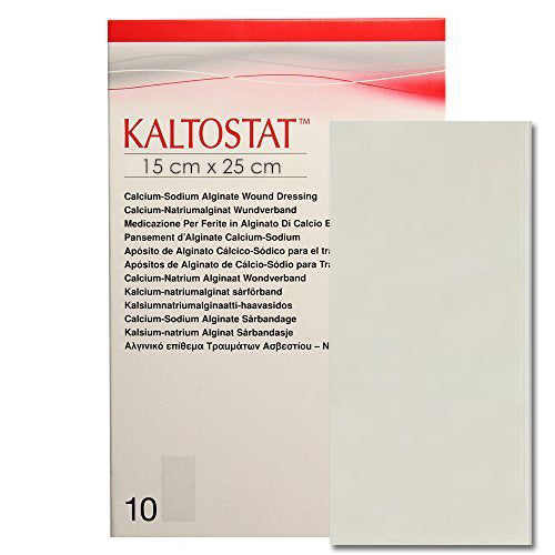 Kaltostat Alginatförband 15 x 25cm / 10