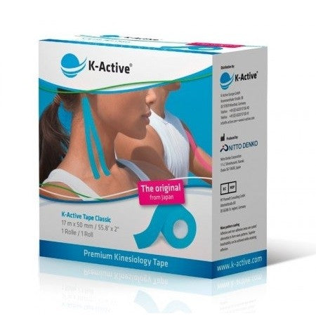 Kinesiotape K-Active Blå 5cm x 17m