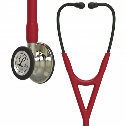 Stetoskop Littmann Cardiology IV Diagnostic Vinröd/Champagne