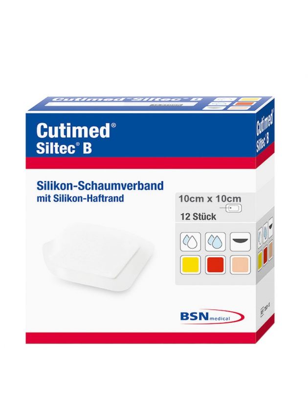 Cutimed Siltec Border 10 x 22,5cm / 10