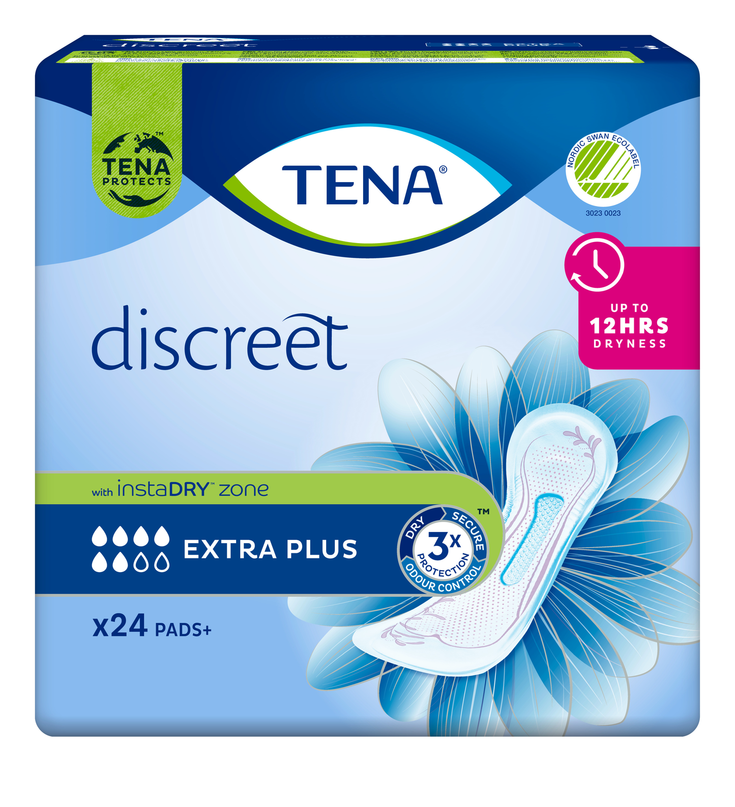 Inkontinensskydd Tena Discreet Extra Plus / 216