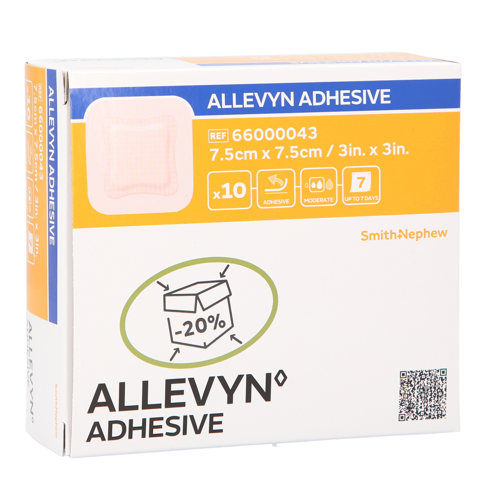 Allevyn Adhesive 7,5 x 7,5cm / 10